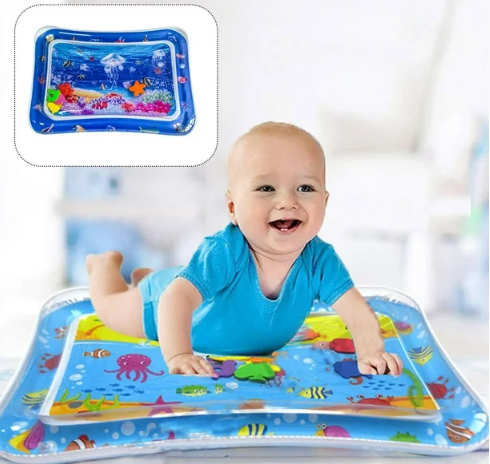 🌊✨ Tapete Inflable Acuático Sensorial – Diversión para Bebés y Mascotas