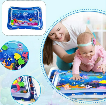 🌊✨ Tapete Inflable Acuático Sensorial – Diversión para Bebés y Mascotas