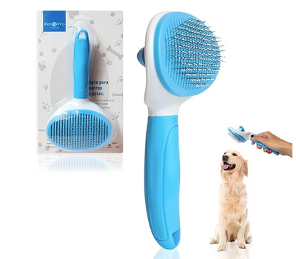 🐾✨ Cepillo Removedor de Pelo para Perros y Gatos con Expulsador