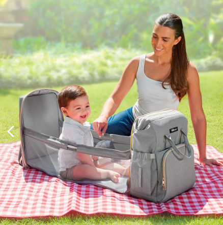 🎒👶 Pañalera Multifuncional con Cambiador Integrado