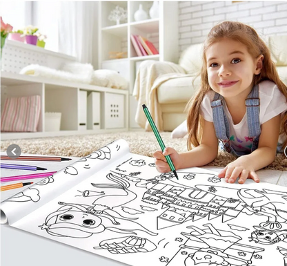 🎨👶 Rollo de Papel para Colorear – Creatividad sin Límites