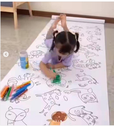 🎨👶 Rollo de Papel para Colorear – Creatividad sin Límites