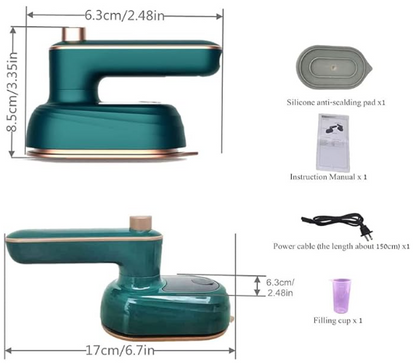 ♨️✨ Mini Plancha de Vapor Portátil 360° – Ropa Impecable Donde Estés